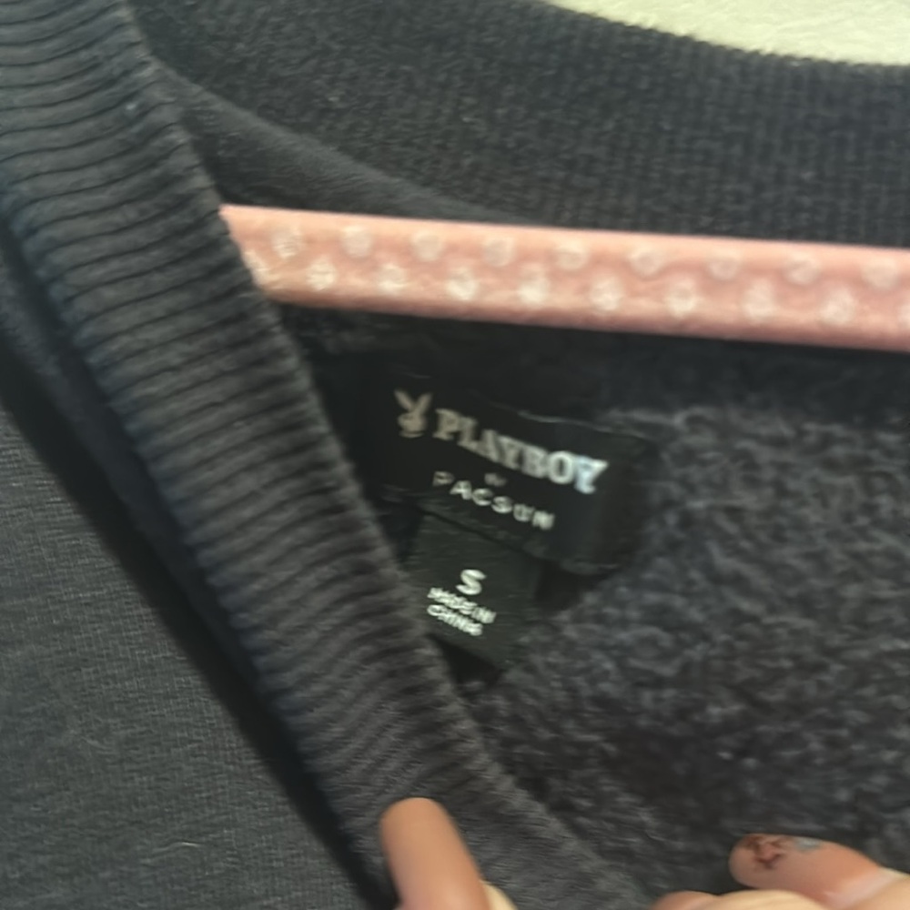 Playboy cropped sweater. College prep - Picture 5 of 5